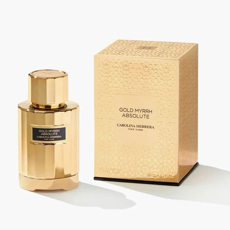 Carolina herrera gold myrrh absolute eau de parfum 100ml luxury oriental myrrh fragrance uae