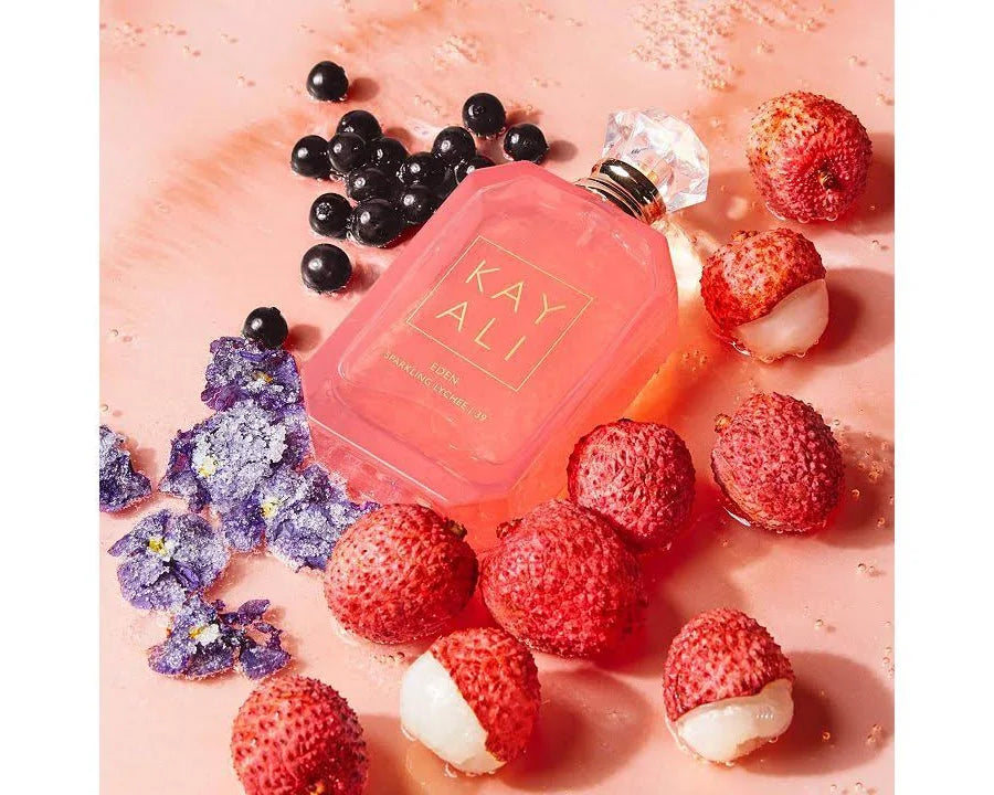Kayali eden sparkling lychee 100ml eau de parfum bottle