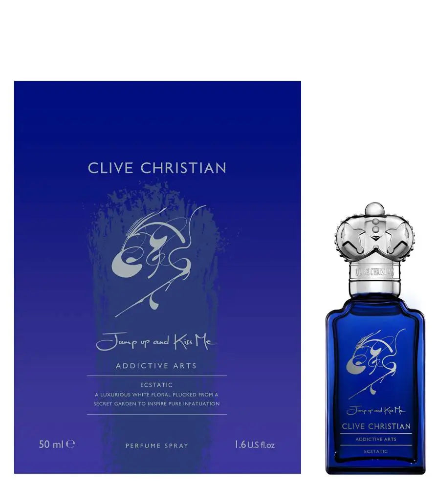Clive christian jump up and kiss me ecstatic 50ml eau de parfum bottle