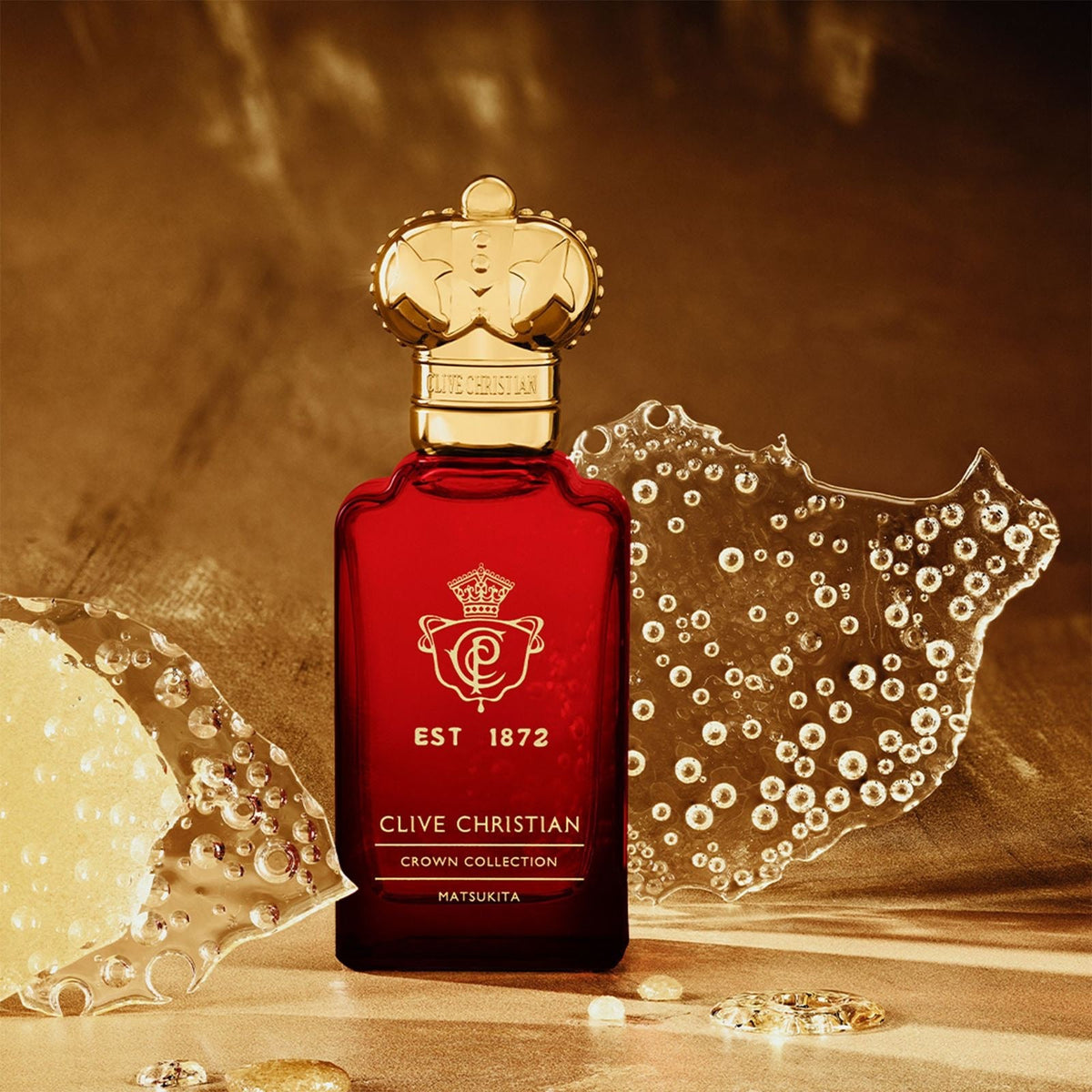 Clive christian crown collection matsukita 50ml eau de parfum luxury fragrance bottle