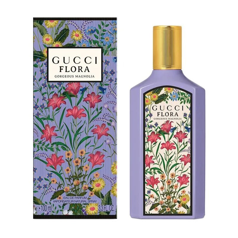 Gucci flora gorgeous magnolia 100ml eau de parfum luxury perfume for women