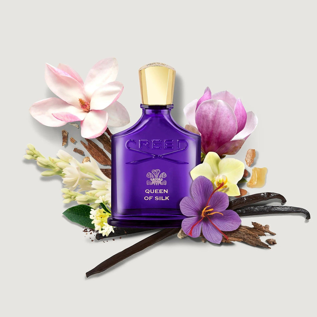 Creed queen of silk eau de parfum 75ml luxury floral oriental feminine fragrance bottle