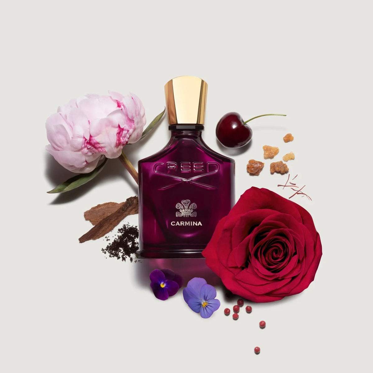Creed carmina eau de parfum 75ml luxury floral woody musky feminine fragrance bottle