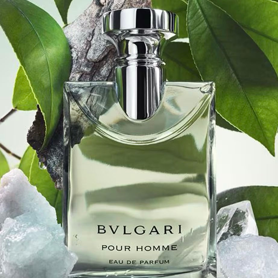 Bvlgari pour homme eau de toilette 100ml classic fresh woody musky masculine fragrance bottle