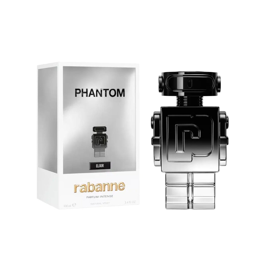 Paco rabanne phantom elixir parfum intense 100ml eau de parfum bottle