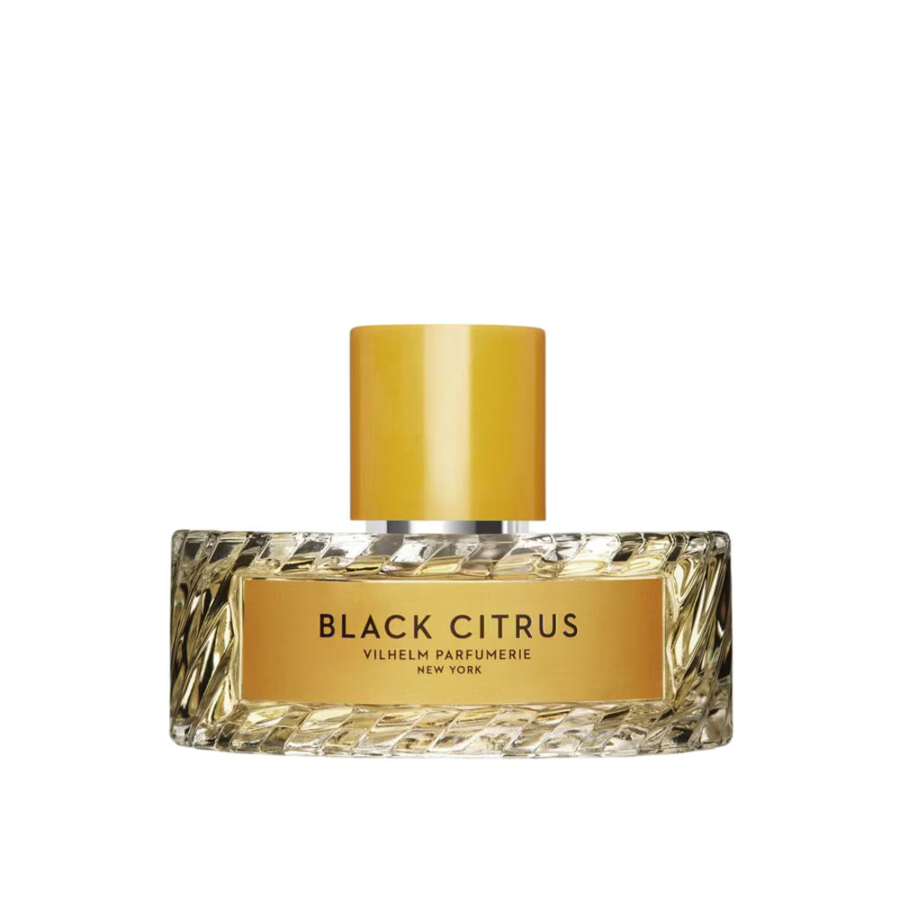 Vilhelm fragrances black citrus 50ml eau de parfum bottle with dark amber liquid