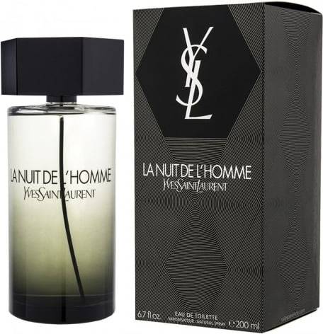 Yves saint laurent la nuit de l'homme eau de toilette 200ml