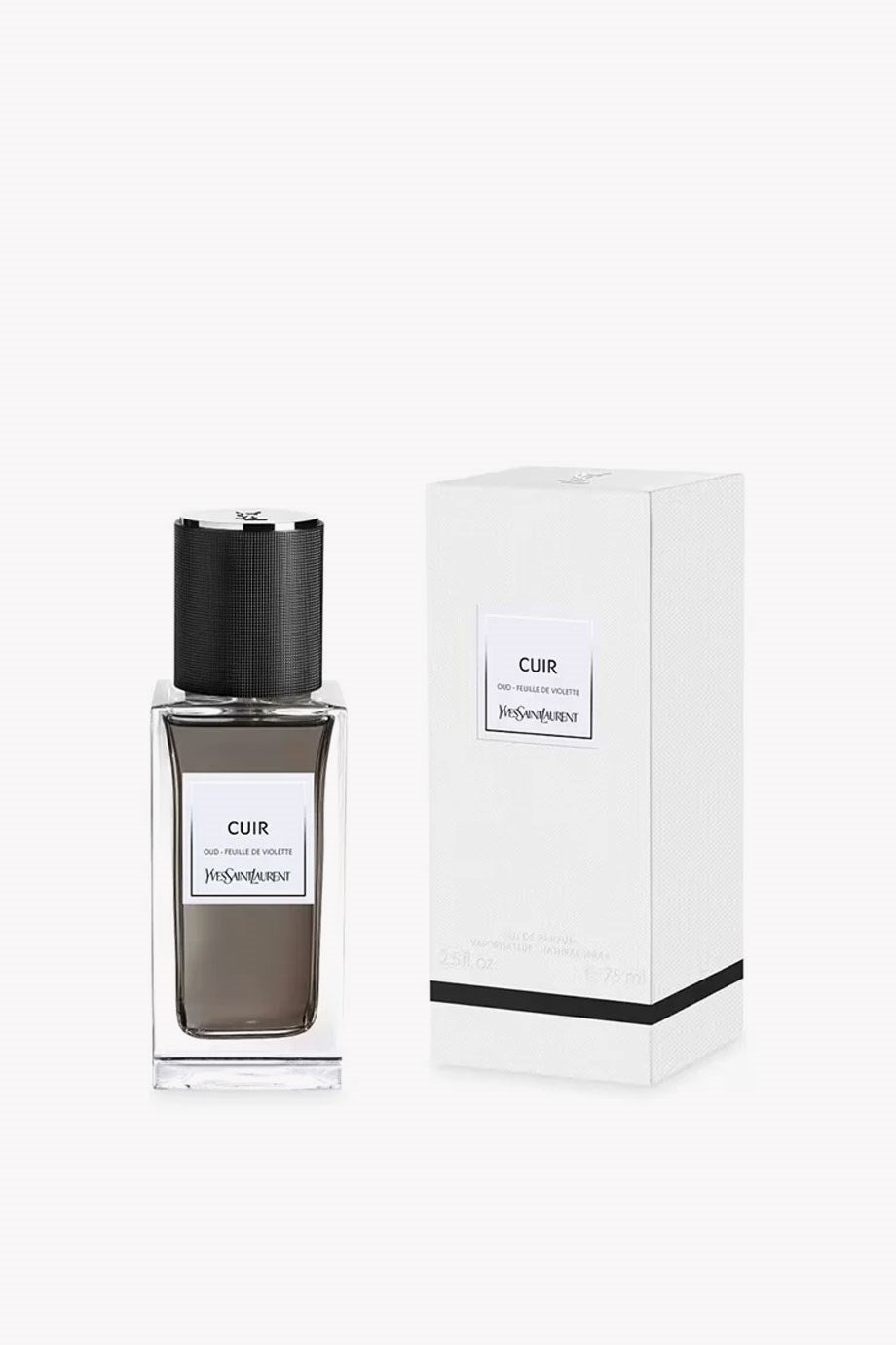 Yves saint laurent cuir oud feuille de voilette 125ml eau de parfum bottle
