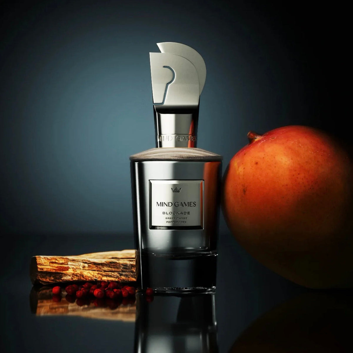 Mind games blockade extrait de parfum: luxury fruity woody niche fragrance for uae perfume collectors