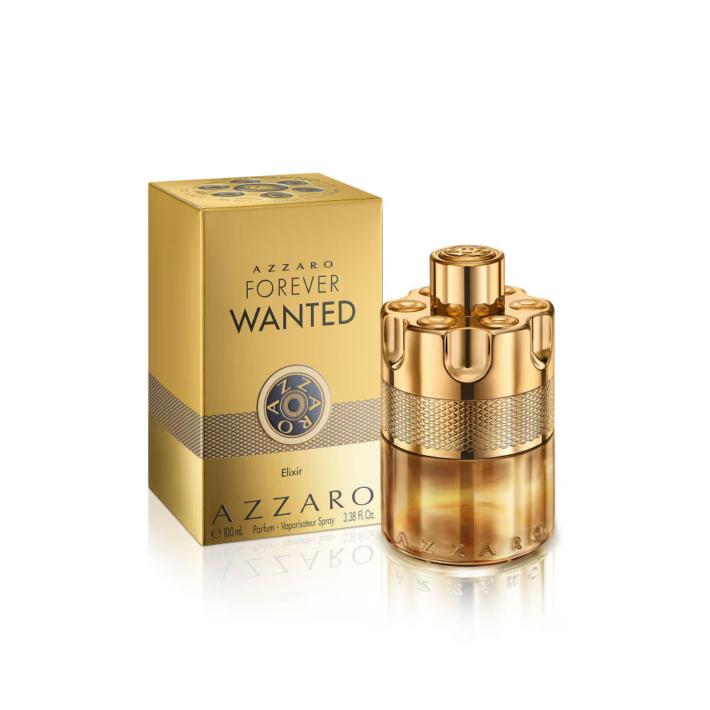 Azzaro forever wanted elixir pure parfum 100ml: luxury amber woody fragrance uae