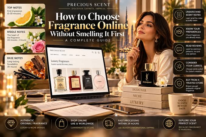 How to choose a perfume online without smelling it first