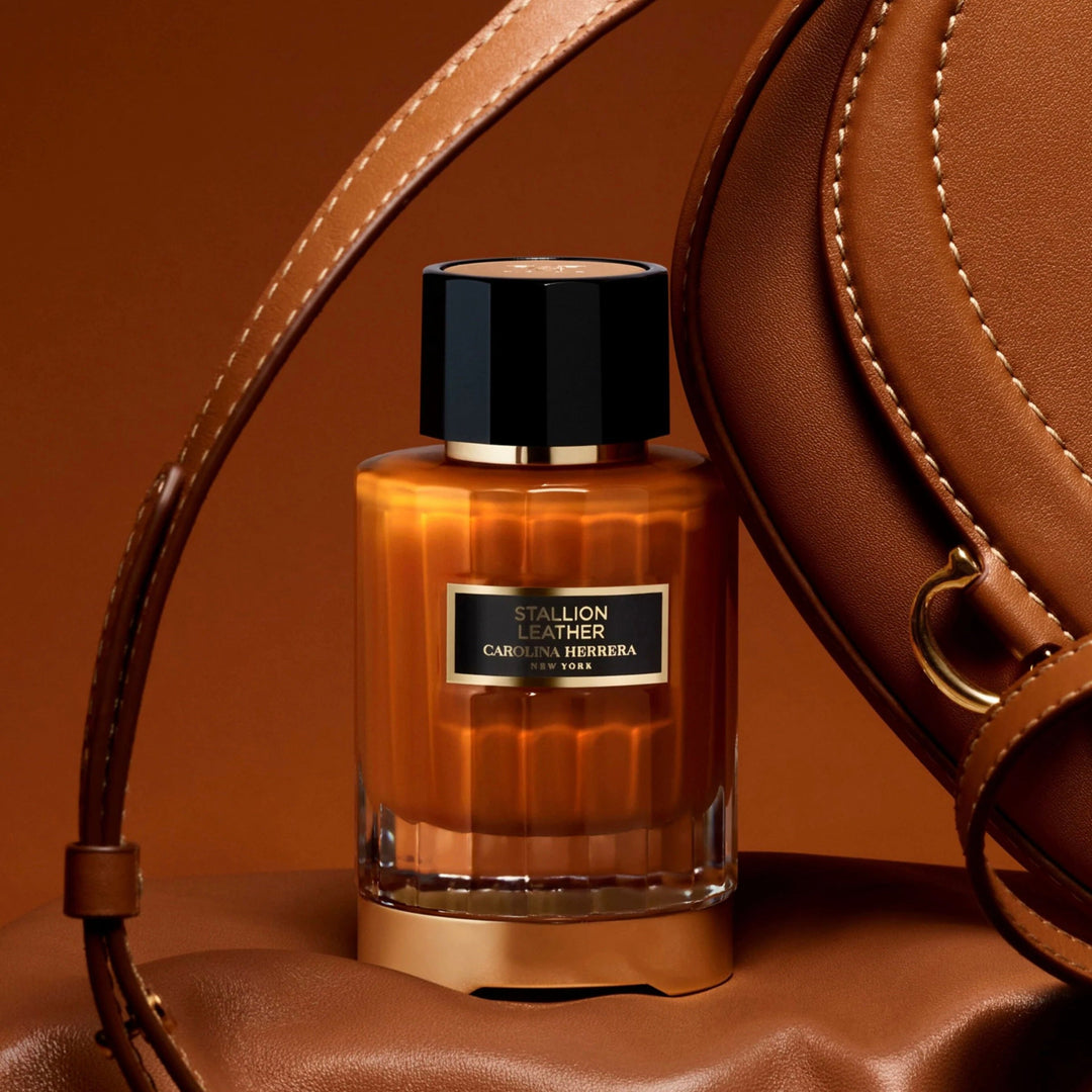 Carolina Herrera Stallion Leather Eau de Parfum 100ml luxury leather fragrance UAE