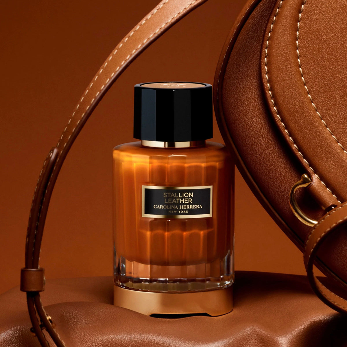 Carolina herrera stallion leather eau de parfum 100ml luxury leather fragrance uae