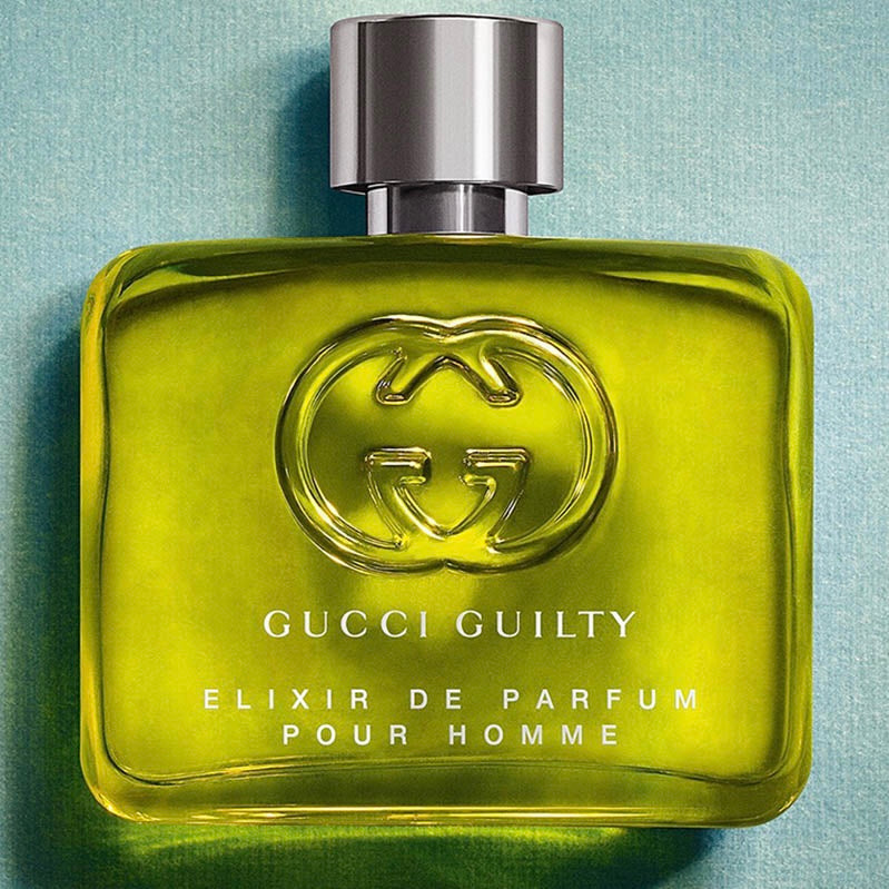 Gucci Guilty Elixir de Parfum 60ml woody amber luxury men's fragrance UAE