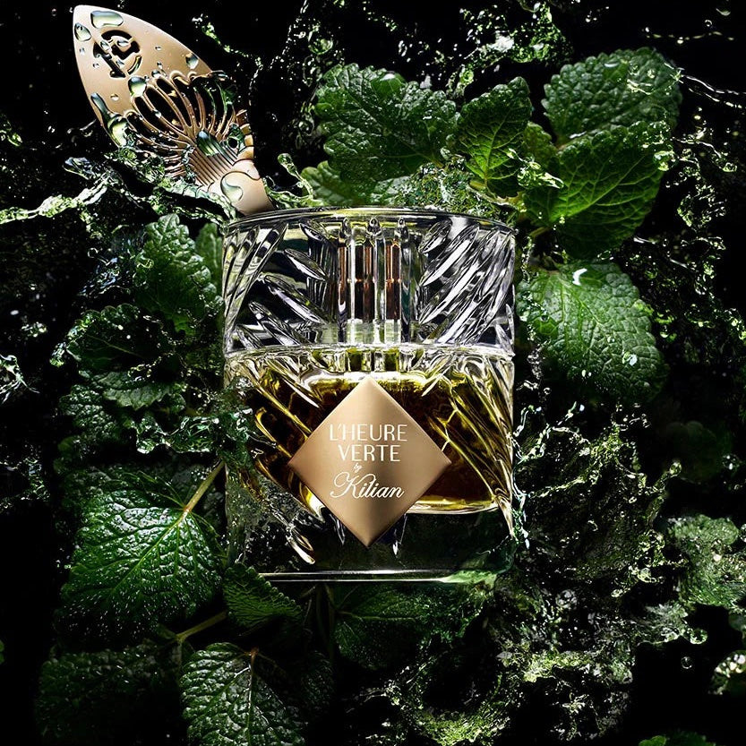 Kilian l’heure verte eau de parfum 50ml absinthe herbal green woody fragrance uae