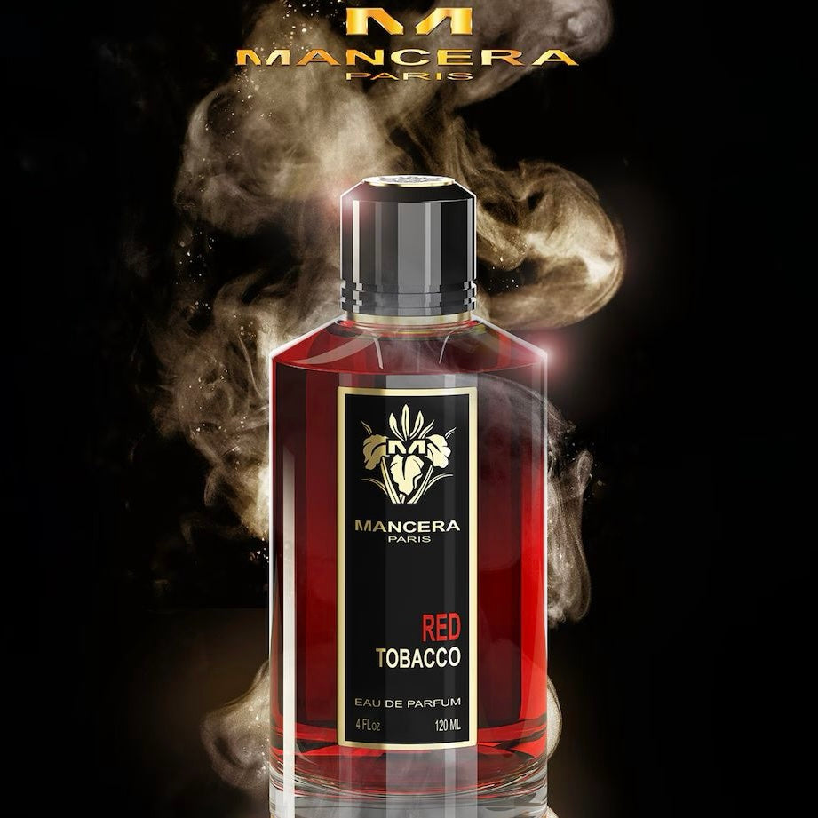 Mancera red tobacco eau de parfum 120ml woody spicy tobacco luxury fragrance uae