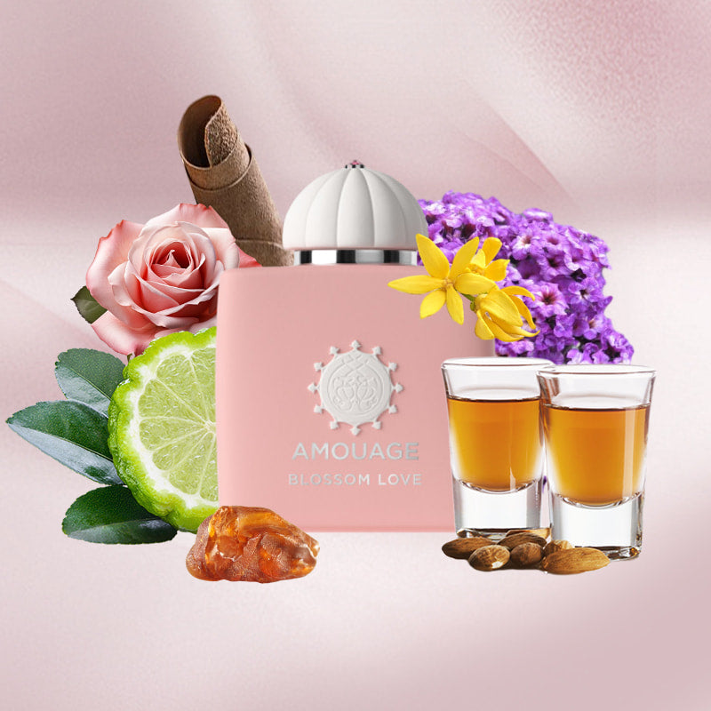 Amouage blossom love 100ml eau de parfum bottle   luxury floral fragrance