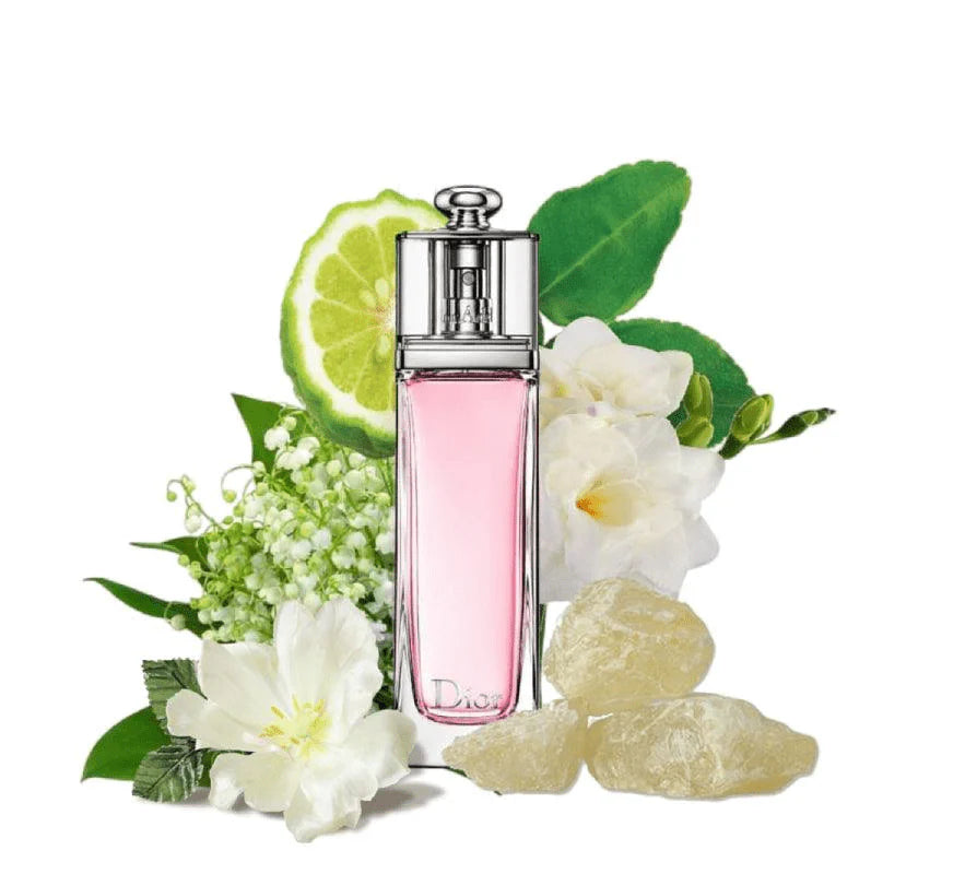 Dior addict eau fraiche 100ml eau de toilette bottle   fresh floral designer fragrance