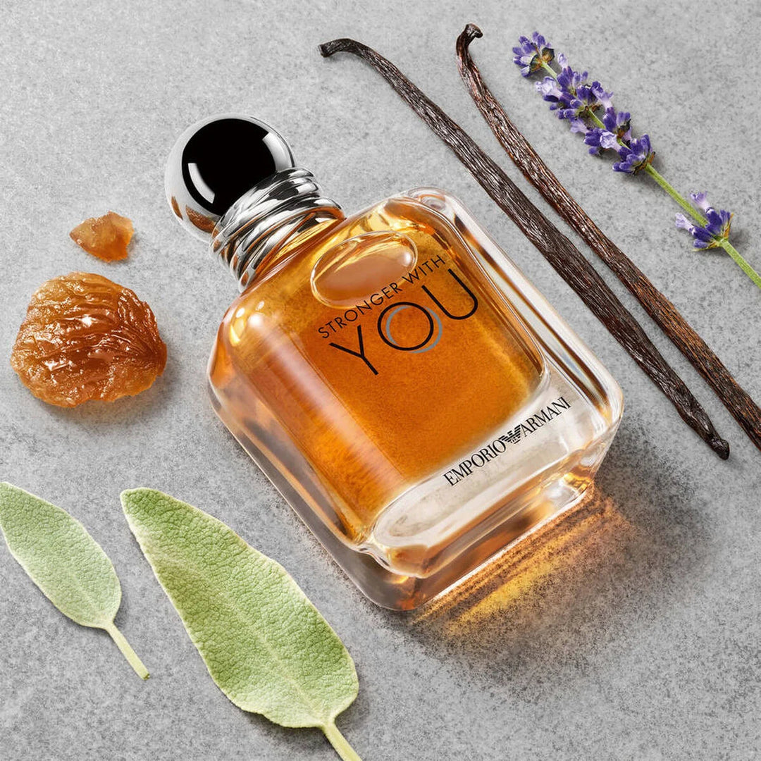 Emporio Armani Stronger With You 100ml Eau de Toilette bottle for men - fresh amber fragrance available in UAE at Perfume House

