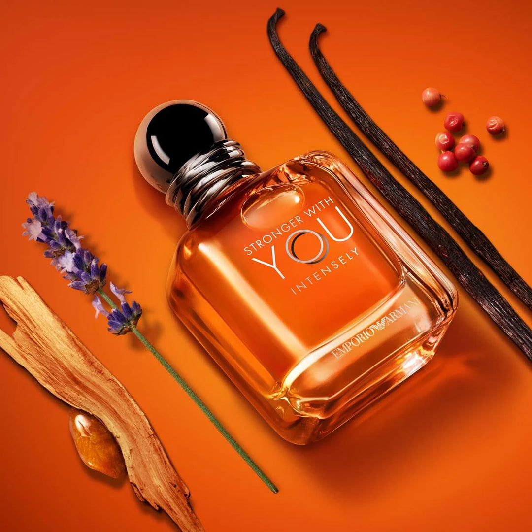 Giorgio Armani Stronger With You Intensely 100ml Eau de Parfum bottle for men

