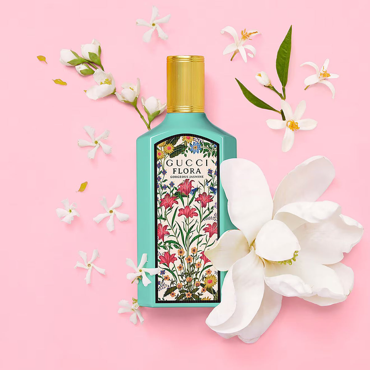 Gucci flora gorgeous jasmine 100ml eau de parfum bottle