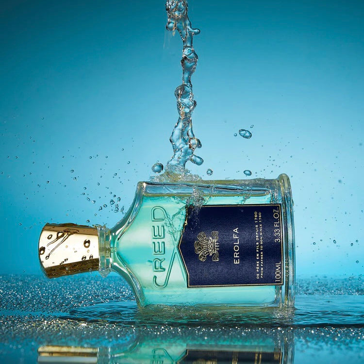 Creed erolfa eau de parfum 100ml luxury marine citrus fragrance bottle
