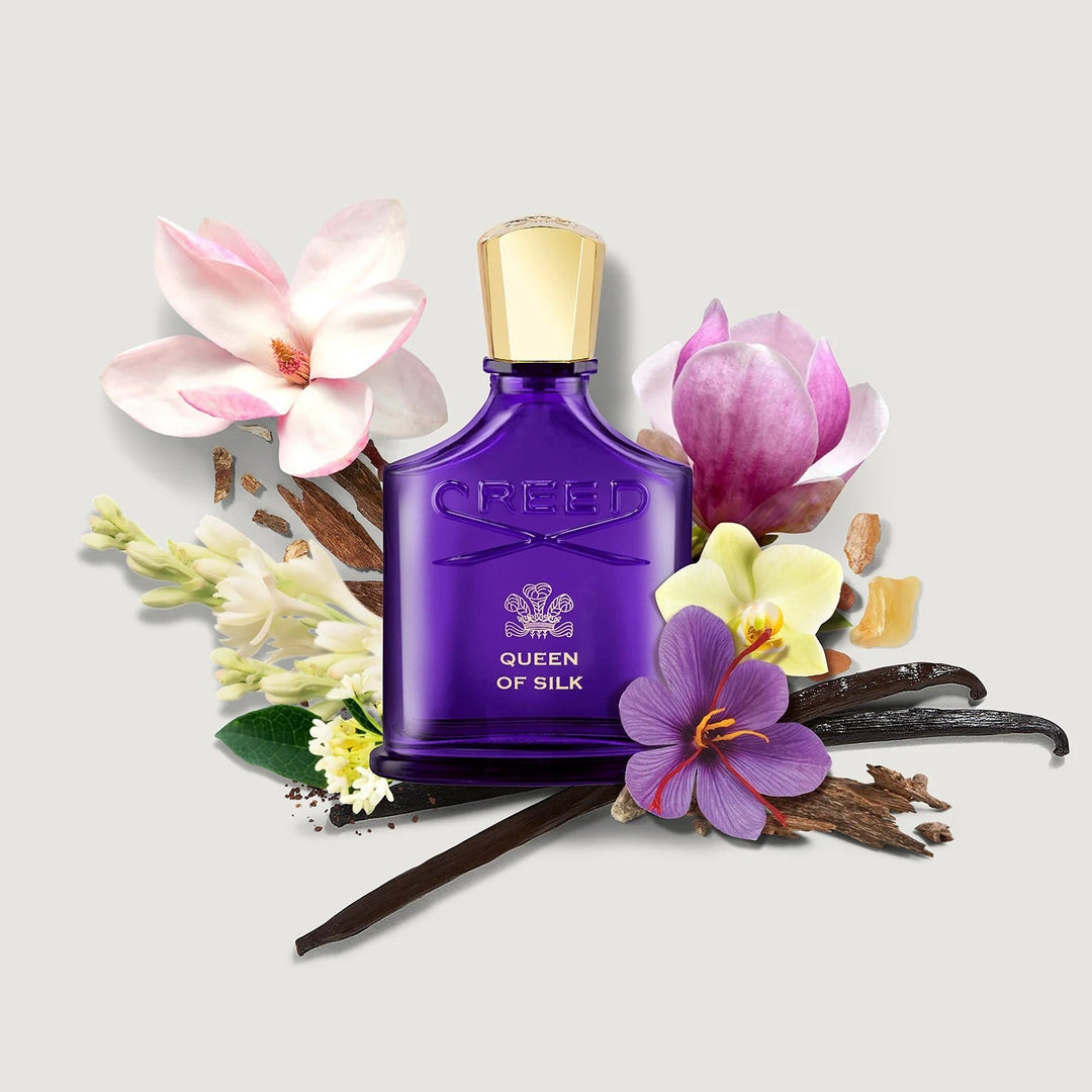 Creed Queen of Silk Eau de Parfum 75ml luxury floral oriental feminine fragrance bottle