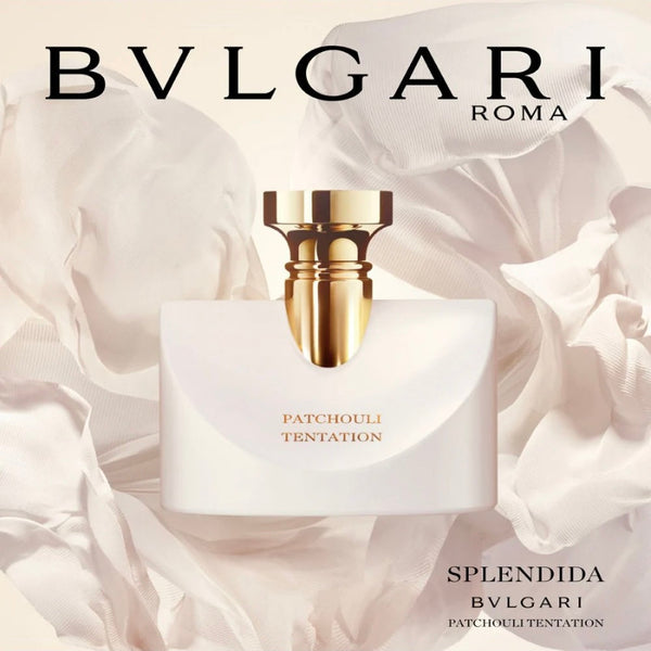 Bvlgari Splendida Patchouli Tentation Eau de Parfum 100ml elegant patchouli woody chypre fragrance bottle