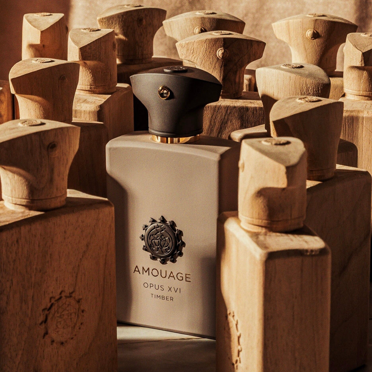 Amouage timber 100ml luxury woody aromatic eau de parfum bottle