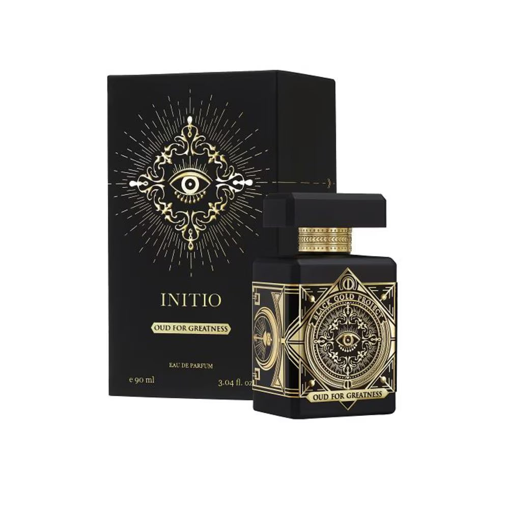 Initio black gold project oud for greatness 90ml eau de parfum bottle luxury niche fragrance