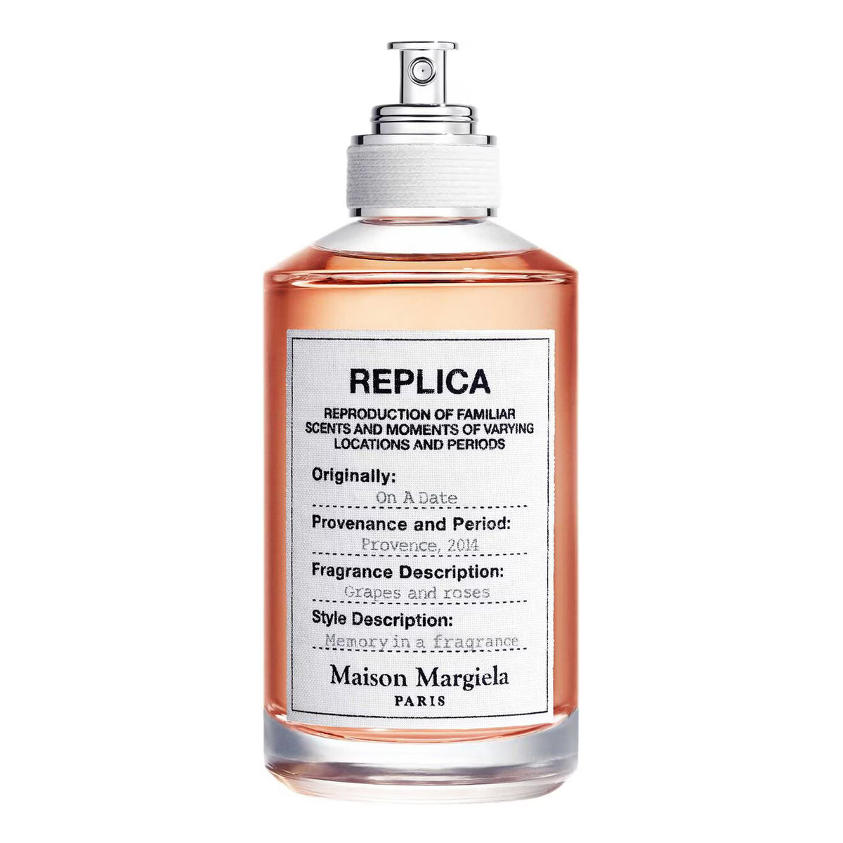 Maison margiela replica on a date 100ml eau de toilette bottle uae

