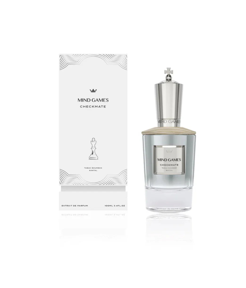 Mind games checkmate tabac santal 100ml extrait de parfum bottle


