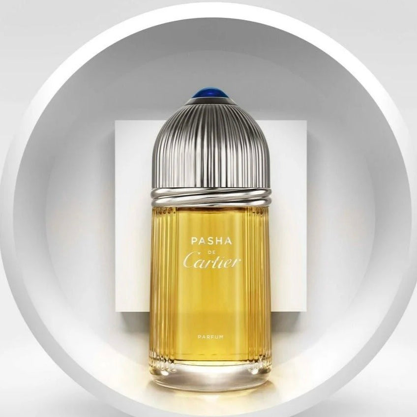 Cartier pasha parfum 100ml woody amber luxury men's fragrance uae