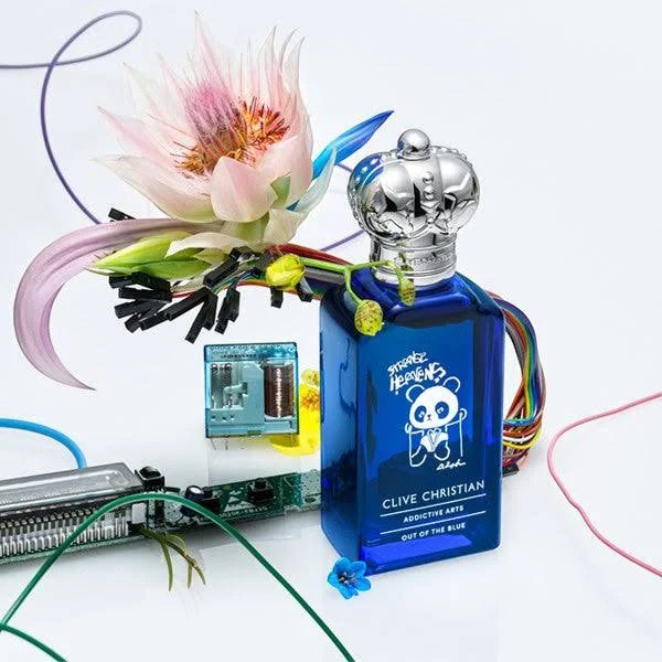 Clive christian addictive arts out of the blue 50ml eau de parfum bottle   luxury fragrance