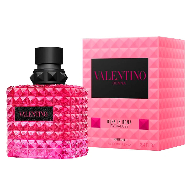 Valentino donna born in roma extradose 100ml eau de parfum bottle
