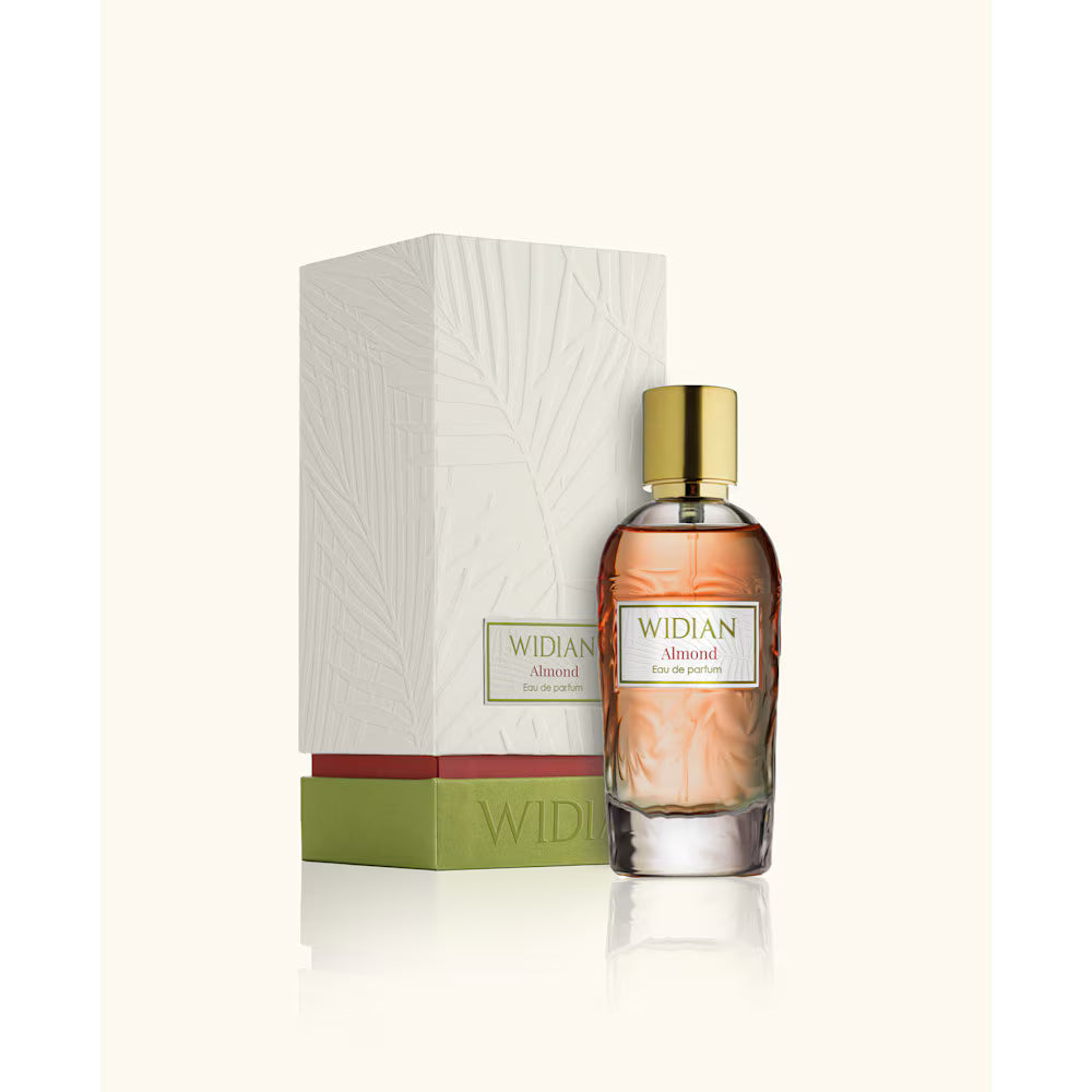 Widian almond 100ml eau de parfum luxury fragrance bottle