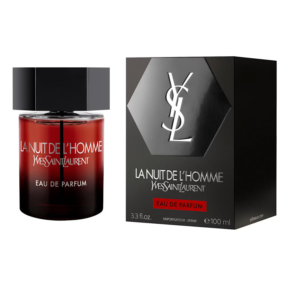 Yves saint laurent la nuit de l'homme 100ml eau de parfum bottle

